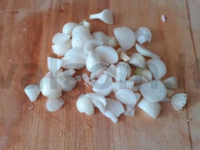 Troškinti daržovės su kiauliena ir prieskoniais Žingsnis 3