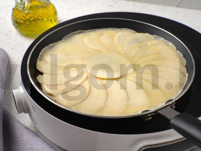 Obuolių blynai Žingsnis 4