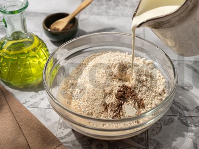 Avižiniai blynai su cinamonu Žingsnis 3