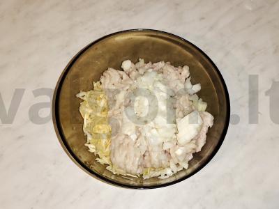 Vištienos kotletai „Nježenka“ Žingsnis 2