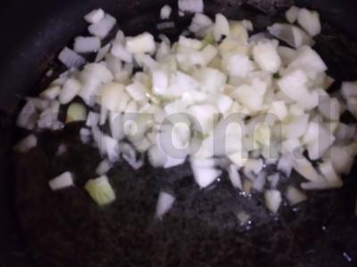 Kalmarai, įdaryti ryžiais Žingsnis 3