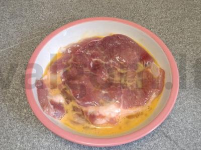 Kiaulienos kepsniai per 30 minučių Žingsnis 3