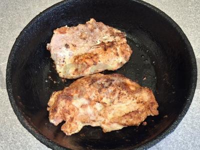 Kiaulienos kepsniai per 30 minučių Žingsnis 7