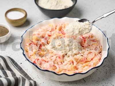 Krabų kotletai su sūriu Žingsnis 2