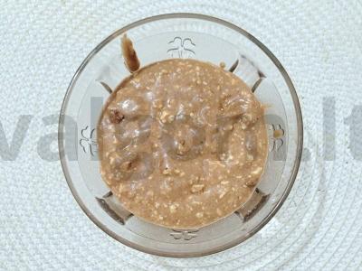 Purūs varškės keksiukas su kakava ir ruduoju cukrumi Žingsnis 3