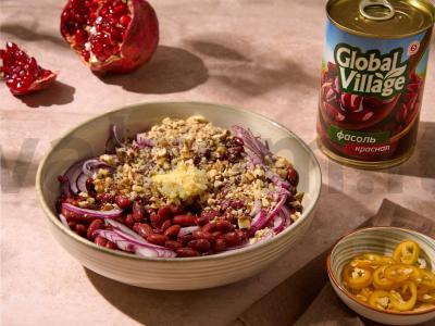 Salotos su pupelėmis ir granatu Žingsnis 3