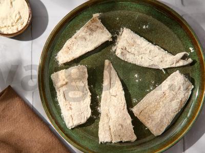 Menkių filė su riešutų padažu Žingsnis 6