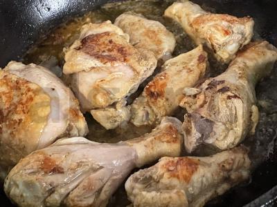 Vištienos šlaunelės jogurto marinate Žingsnis 4