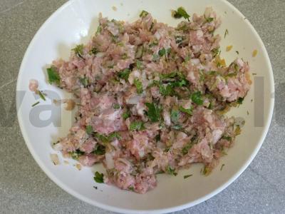 Dolma su naminiu faršu ir bulguru Žingsnis 6