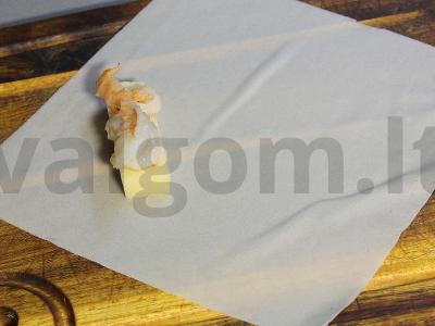 Kepti spring roll'ai su sūriu ir krevetėmis Žingsnis 7