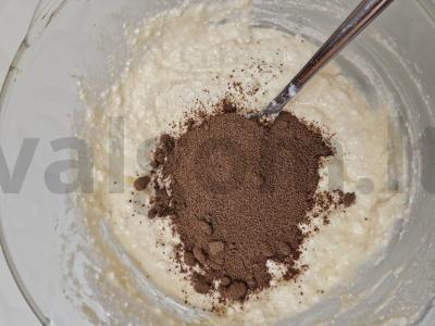 Varškės šokoladiniai keksiukai Žingsnis 2