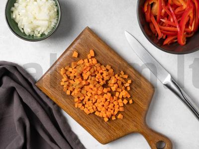 Daržovių karis Žingsnis 1