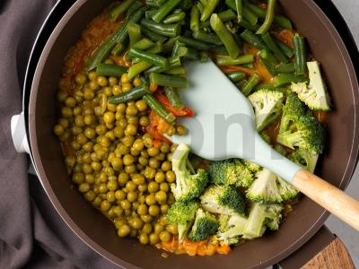 Daržovių karis Žingsnis 5