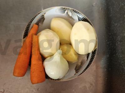 Turkiškas sriuba su kalakutiena ir makaronais Žingsnis 2