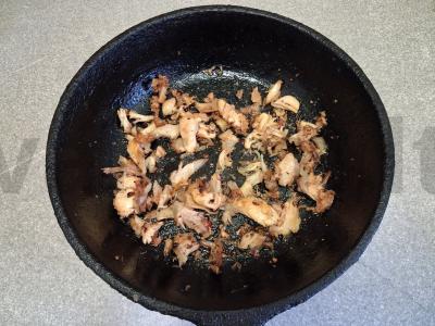 Šašlykas su vištiena, mocarela ir mikrožalumynais Žingsnis 1