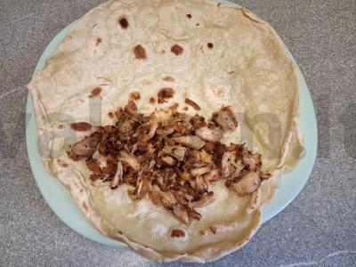 Šašlykas su vištiena, mocarela ir mikrožalumynais Žingsnis 2