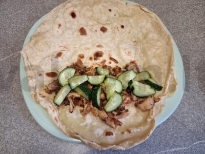 Šašlykas su vištiena, mocarela ir mikrožalumynais Žingsnis 3