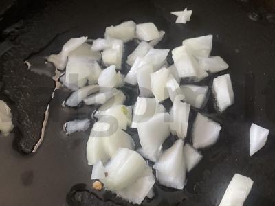 Kari ryžiai Žingsnis 1