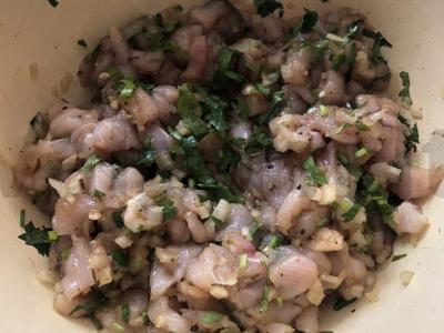 Hinkaliai su smulkinta vištiena Žingsnis 5