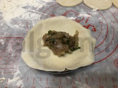 Hinkaliai su smulkinta vištiena Žingsnis 11