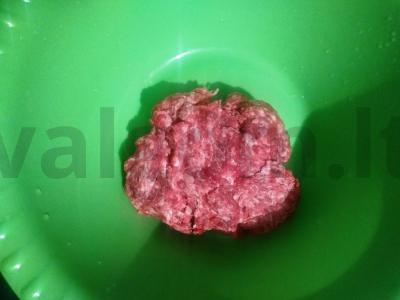 Įdaras iš jautienos vak beliašams Žingsnis 1