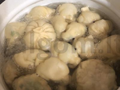 Hinkaliai su smulkinta vištiena Žingsnis 14