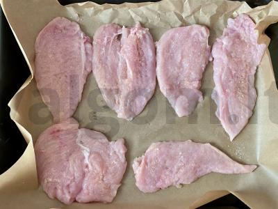 Vištienos filė po sūriu „Švelnumas“ Žingsnis 1