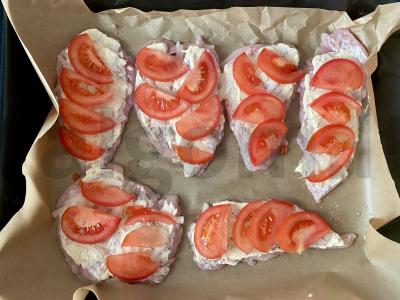 Vištienos filė po sūriu „Švelnumas“ Žingsnis 4