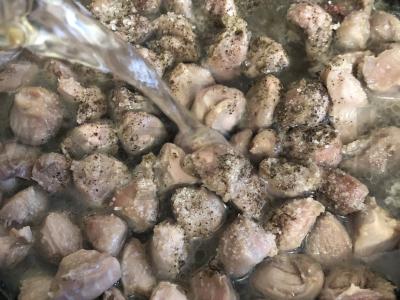 Guliašas su vištienos skrandžiais Žingsnis 4