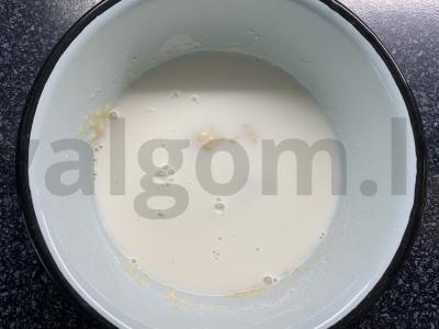 Blynai su varškės įdaru ir džemu Žingsnis 2