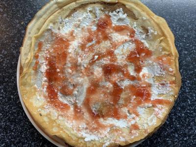 Blynai su varškės įdaru ir džemu Žingsnis 7