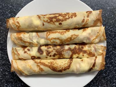 Blynai su varškės įdaru ir džemu Žingsnis 8