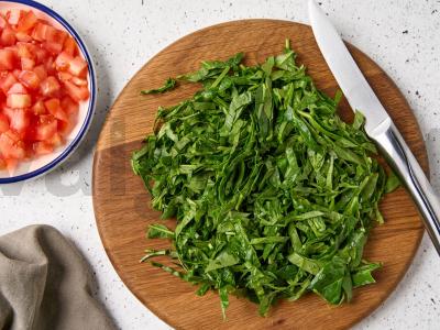 Žalioji lazanja su menkėmis Žingsnis 3