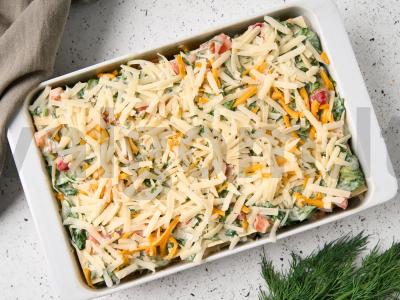 Žalioji lazanja su menkėmis Žingsnis 8