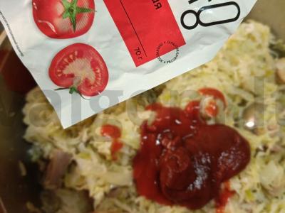 Pupelių-kopūstų guliašas su kalakutiena Žingsnis 7