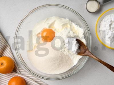 Tortas „Mandarinas“ Žingsnis 6