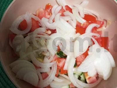 Salotos su avinžirniais ir agurku Žingsnis 5