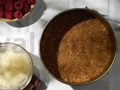 Desertas iš maskarponės su avietėmis Žingsnis 3