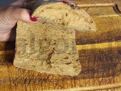 Paniņas su rugine ciabatta ir Prahos rūkytos dešros Žingsnis 1