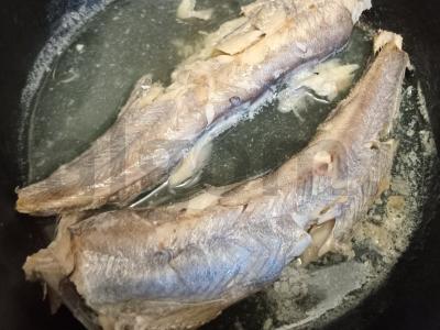 Pūtas su cukinijų garnyru Žingsnis 2