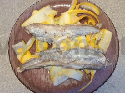 Pūtas su cukinijų garnyru Žingsnis 5