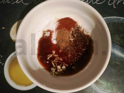 Vištienos krūtinėlė su sultinga įdaru oro grilyje Žingsnis 2