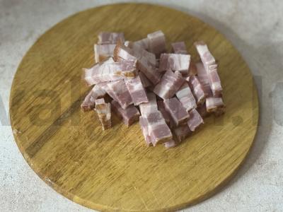 Makaronai pagal jūrininkų receptą su šonine Žingsnis 3