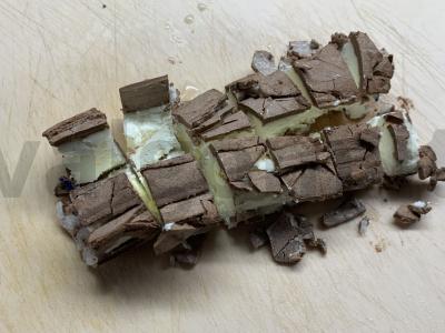 Vaisių salotas su ledais ir marakuja sirupu Žingsnis 2