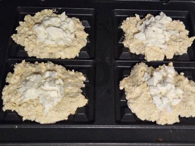 Krisčios kokosų vafliai su mocarela Žingsnis 4