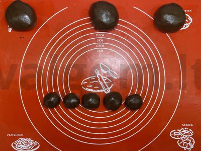 Marmuriniai sausainiai su vaniliniu cukrumi Žingsnis 8