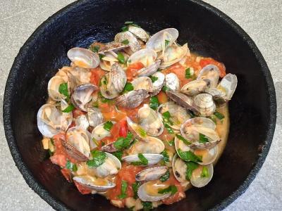 Vongolės su makaronais ir parmezanu Žingsnis 8