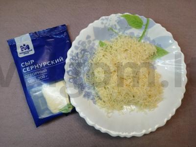 Sūrio kepurėlė keptiems ritinėliams „Universalus“ Žingsnis 1