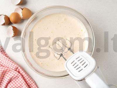 Klasikinis tortas „Vėžlys“ Žingsnis 1