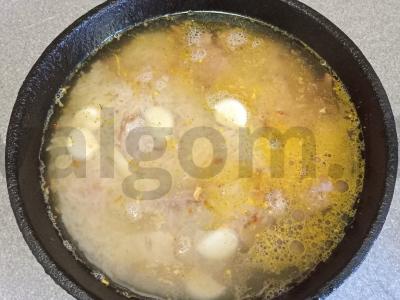 Plovas su antis krūtinėlė, džiovintomis morkomis ir česnaku Žingsnis 8